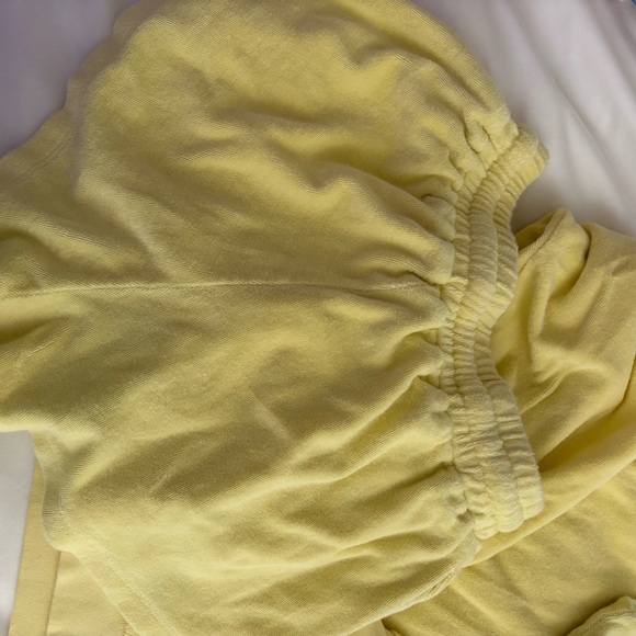 Daily Drills Yellow Terry Bra, Sweatshirt, Shorts *selling as a set - Picture 3 of 7